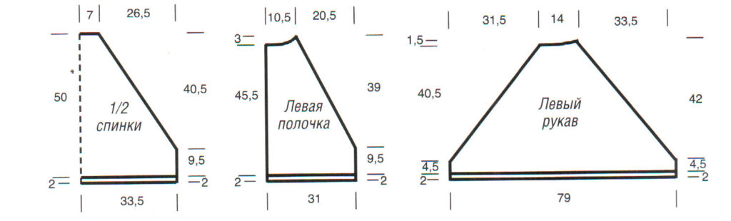 выкройка жакета-пончо